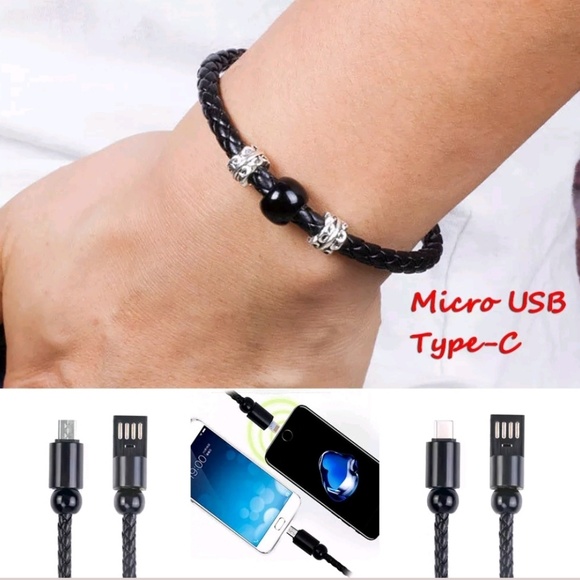 CHARGER bracelet w android or IPHONE phone charger - Picture 2 of 2